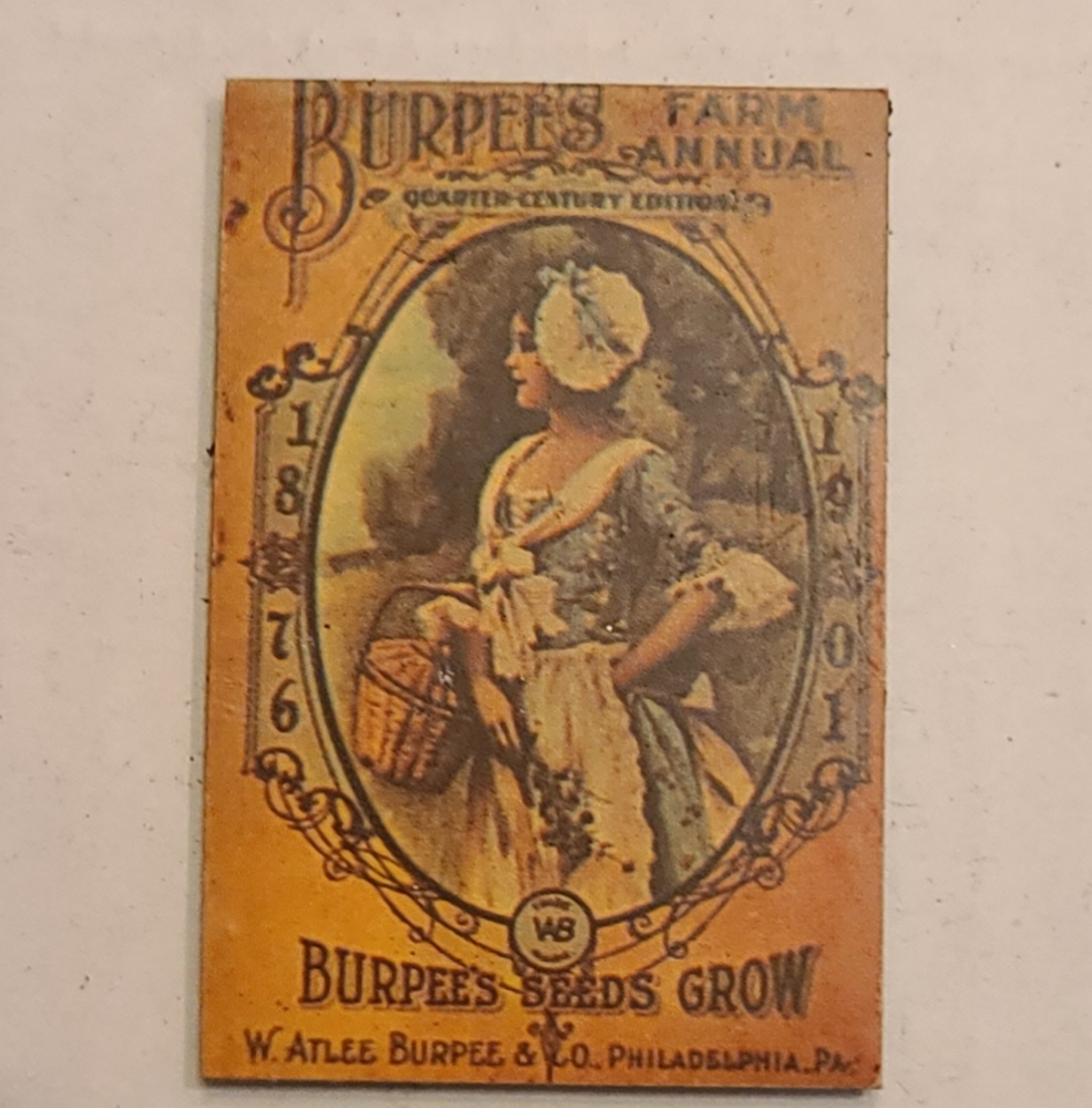 Vintage Burpee's Seeds Magnet